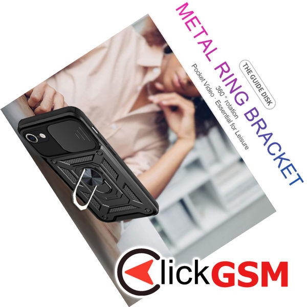 Techsuit - CamShield Series - iPhone 7 / iPhone 8 / iPhone SE 2, SE 2020 / iPhone SE 3, SE 2022 - Black