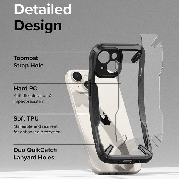 Ringke - Fusion X - iPhone 15 Plus - Black