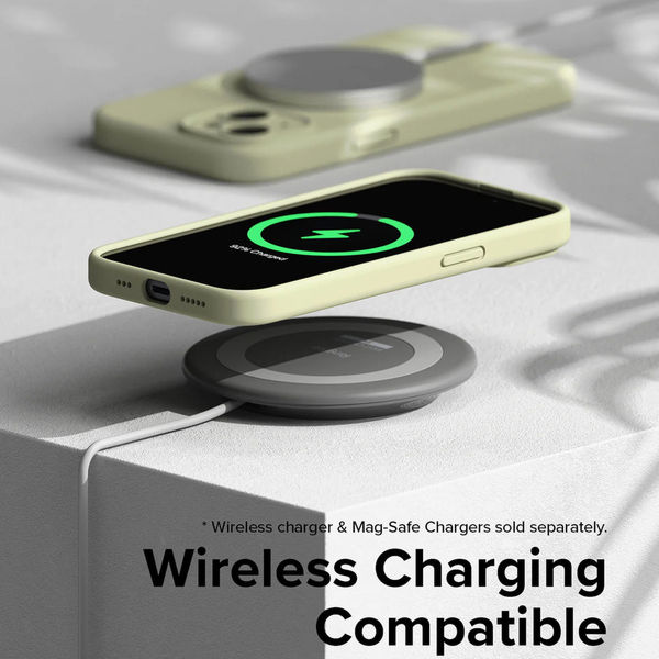 Ringke - Silicone Magnetic MagSafe - iPhone 15 - Sunny Lime