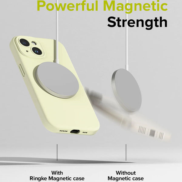 Ringke - Silicone Magnetic MagSafe - iPhone 15 - Sunny Lime