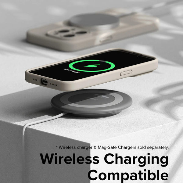Ringke - Silicone Magnetic MagSafe - iPhone 15 Pro - Pink Sand