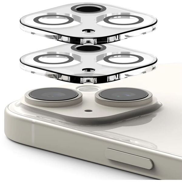 Ringke - Camera Protector Glass (2 pack) - iPhone 15 / iPhone 15 Plus - Clear