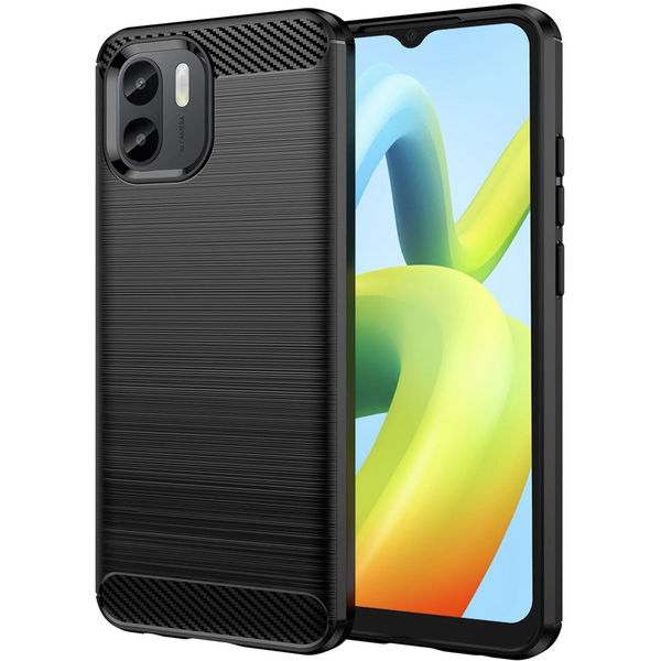 Techsuit - Carbon Silicone - Xiaomi Redmi A1 / A2 - Black