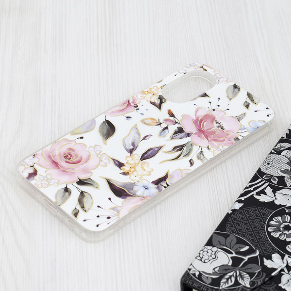 Techsuit - Marble Series - Oppo A17 - Chloe White