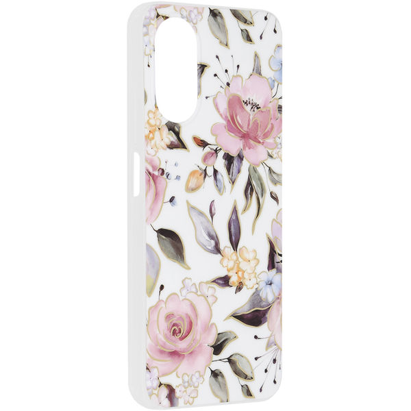 Techsuit - Marble Series - Oppo A17 - Chloe White