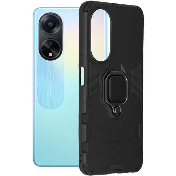 Techsuit - Silicone Shield - Oppo A98 5G - Black