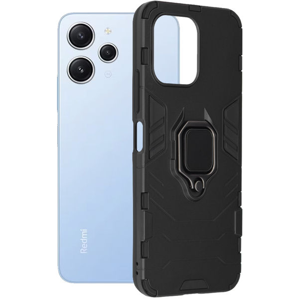 Techsuit - Silicone Shield - Xiaomi Redmi 12 4G / 12 5G - Black