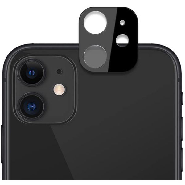 Techsuit - Full Camera Glass - iPhone 12 - Black