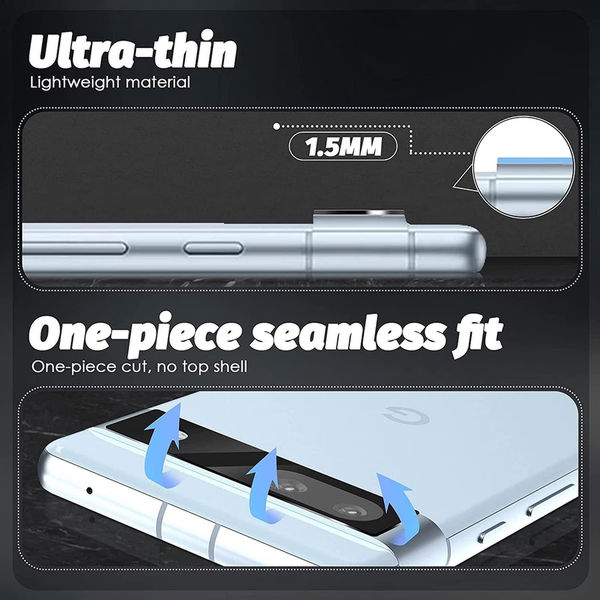 Techsuit - Full Camera Glass - Google Pixel 8 - Black