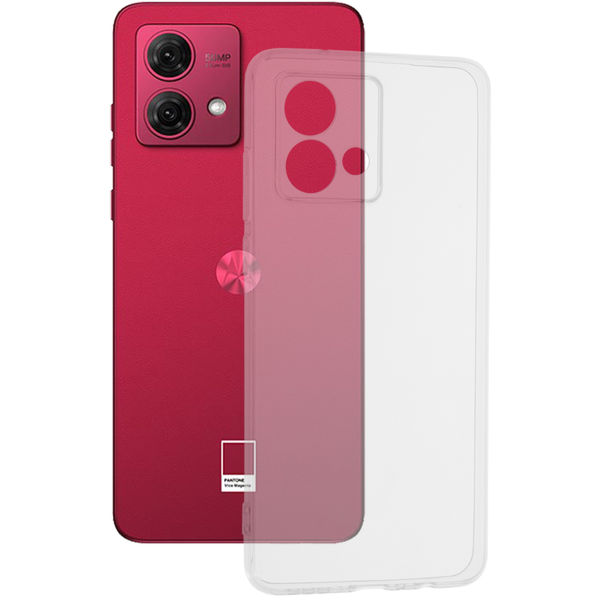 Techsuit - Clear Silicone - Motorola Moto G84 - Transparent