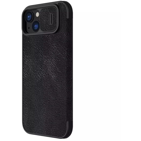 Nillkin - Qin Leather Case - iPhone 15 Plus - Black