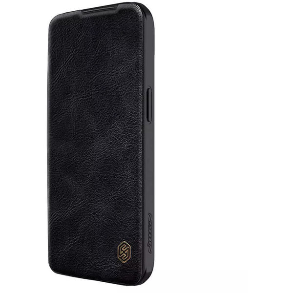 Nillkin - Qin Leather Case - iPhone 15 Plus - Black