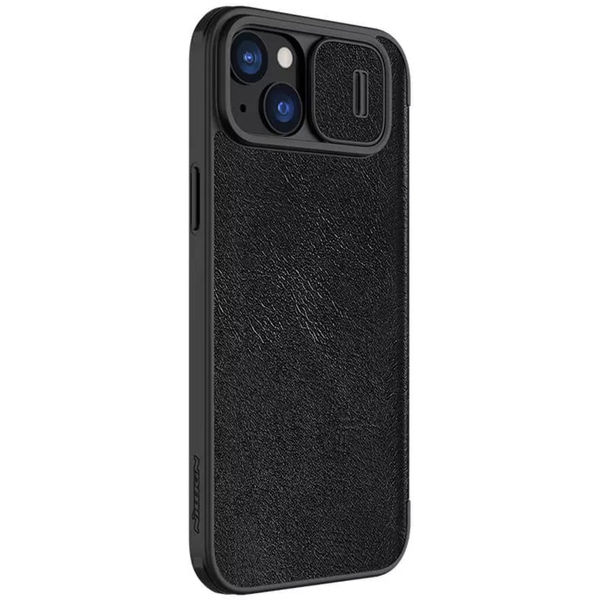 Nillkin - Qin Leather Case - iPhone 15 Plus - Black