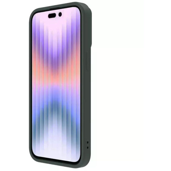 Nillkin - CamShield Silky MagSafe Silicone - iPhone 15 Pro Max - Foggy Green