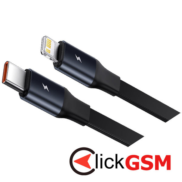 Baseus - Car Charger Enjoyment (CGTX000001) - Fast Charging, 30W, with Cable Lightning, Type-C, 75cm - Black