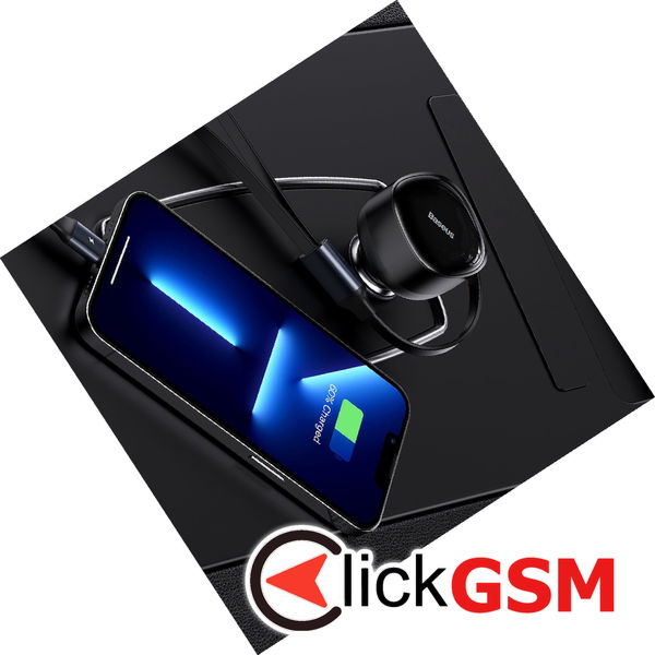 Baseus - Car Charger Enjoyment (CGTX000001) - Fast Charging, 30W, with Cable Lightning, Type-C, 75cm - Black