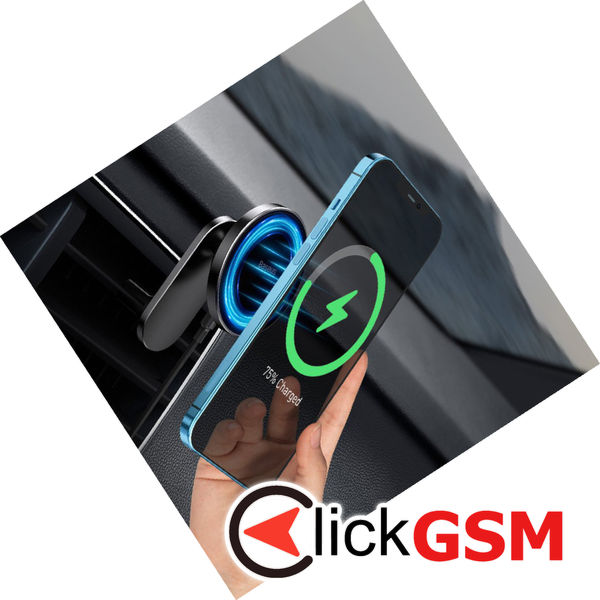 Baseus - Car Holder with Wireless Charging Big Energy (WXJN-01) - for Dashboard, Air Vent, 15W - Black