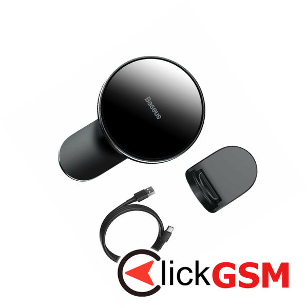 Baseus - Car Holder with Wireless Charging Big Energy (WXJN-01) - for Dashboard, Air Vent, 15W - Black