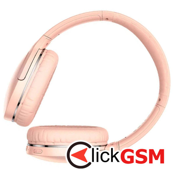 Baseus - Wireless Headphones Encok D02 Pro (NGTD010304/A00027600413-Z1) - Over Ear Design, Noise Reduction, Bluetooth V5.3 - Pink