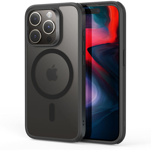 ESR - Classic Hybrid HaloLock - iPhone 15 Pro Max - Frosted Black