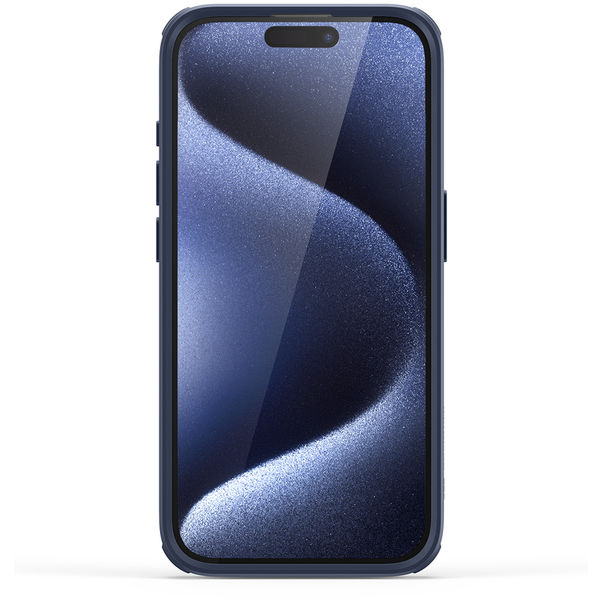 ESR - Classic Hybrid HaloLock Kickstand - iPhone 15 Pro - Clear Dark Blue