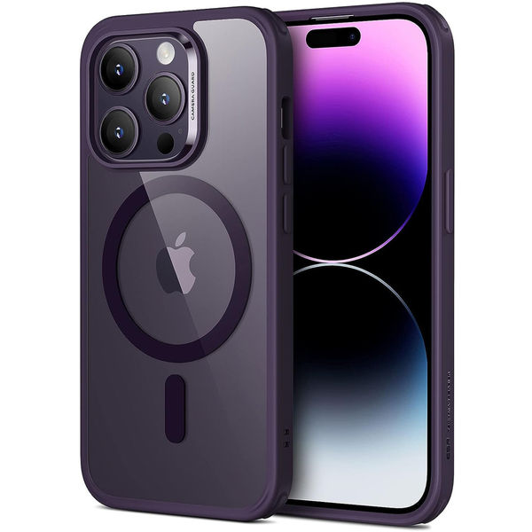 ESR - Classic Hybrid HaloLock - iPhone 14 Pro - Clear Purple