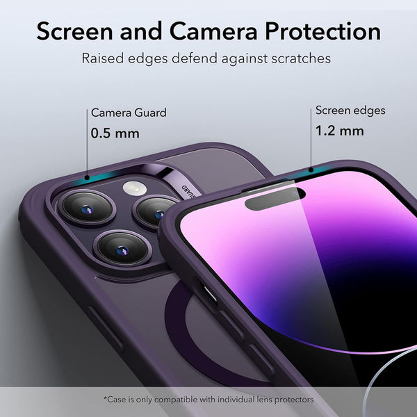 ESR - Classic Hybrid HaloLock - iPhone 14 Pro - Clear Purple