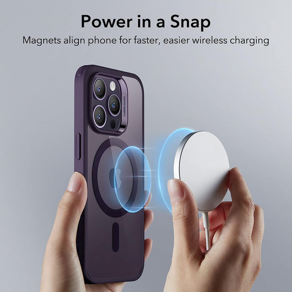 ESR - Classic Hybrid HaloLock - iPhone 14 Pro - Clear Purple