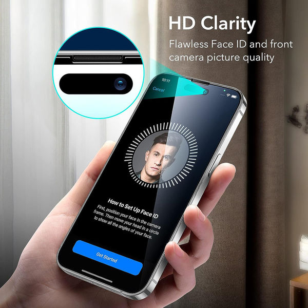 ESR - Tempered Glass (3 pack) - iPhone 14 Pro Max - Clear