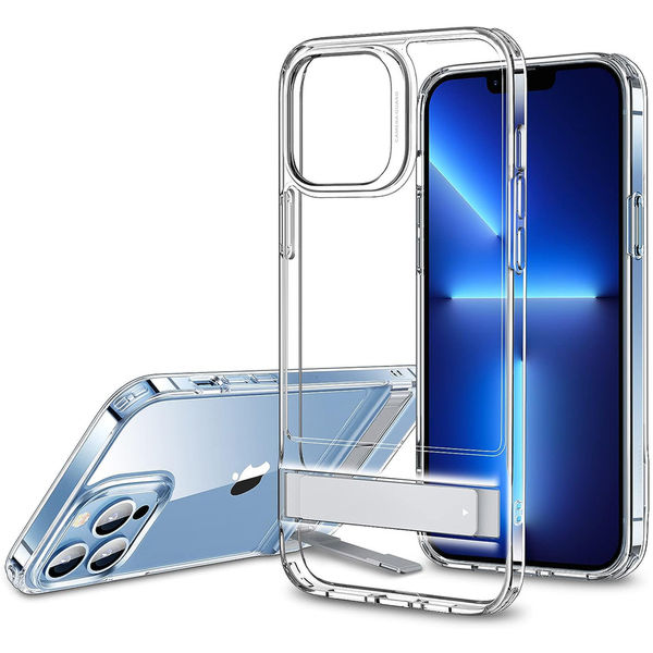 ESR - Air Shield Boost Kickstand - iPhone 13 Pro - Clear