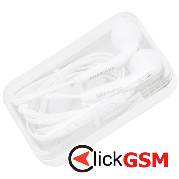 Samsung - Original Wired Earphones (EO-EG920BW) - 3.5mm, In-Ear, Microphone, Volume Control, 1.2m - White (Blister Packing)