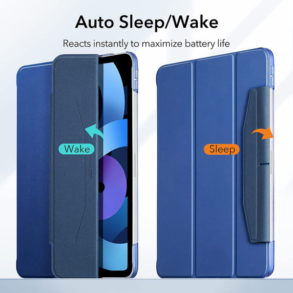 ESR - Ascend Trifold - iPad Air 4 (2020) / Air 5 (2022) / Air 11 (2024) - Navy Blue