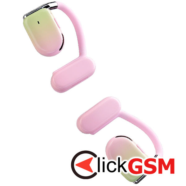 JoyRoom - Wireless Earbuds (JR-OE2) - Bluetooth 5.3, Open-Ear, True Wireless, Microphone, ENC - Pink