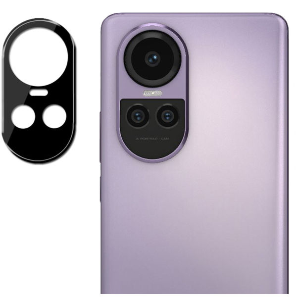 Techsuit - Full Camera Glass - Oppo Reno10 Pro - Black
