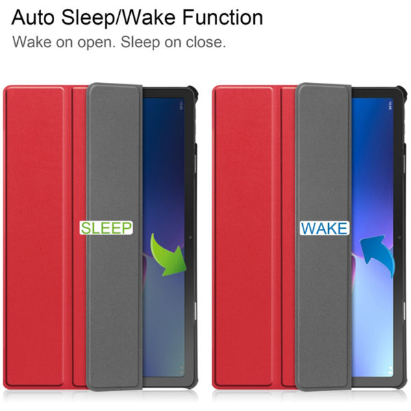 Techsuit - FoldPro - Lenovo Tab M10 3rd Gen (TB328FU/TB328XU) - Red