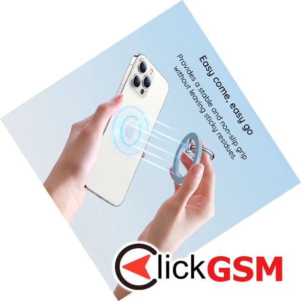 JoyRoom - Ring Phone (JR-Mag-M2) - Magnetic Grip, Zinc Alloy - Blue