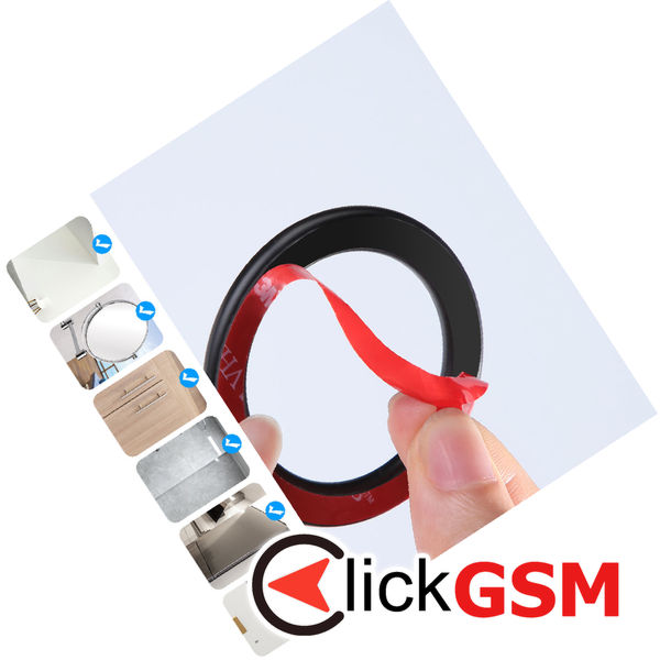 JoyRoom - Universal Phone Holder (JR-Mag-M1) - 3M Glue Grip, Silicone, PC - Black