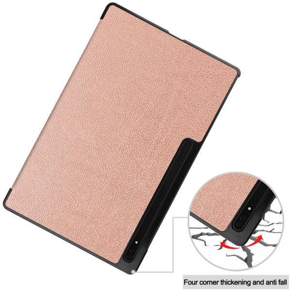 Techsuit - FoldPro - Samsung Galaxy Tab S8 Ultra / S9 Ultra / S10 Ultra - Rose Gold
