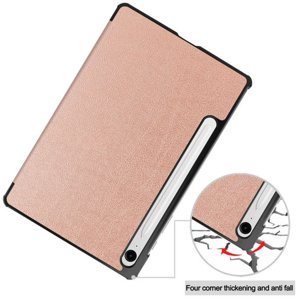 Techsuit - FoldPro - Samsung Galaxy Tab S9 / S9 FE / S10 FE - Rose Gold