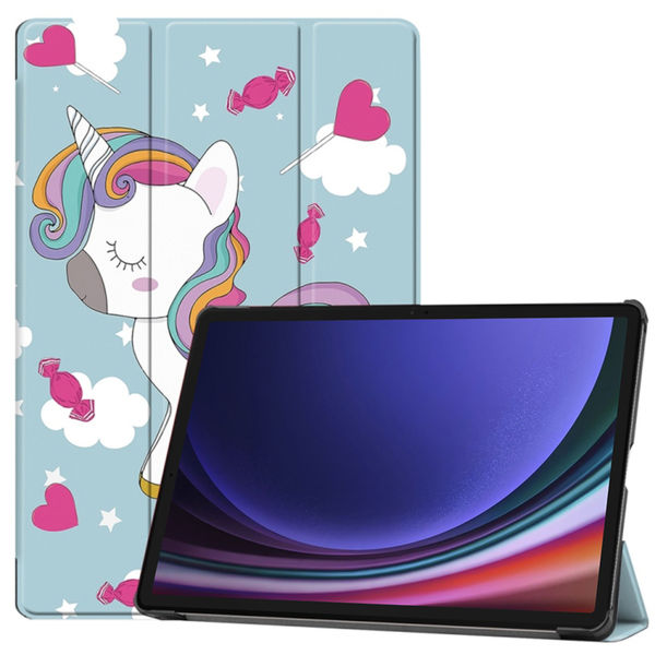 Techsuit - FoldPro - Samsung Galaxy Tab S9 / S9 FE / S10 FE - Unicorn