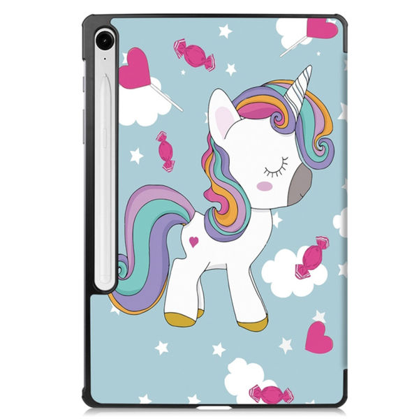 Techsuit - FoldPro - Samsung Galaxy Tab S9 / S9 FE / S10 FE - Unicorn