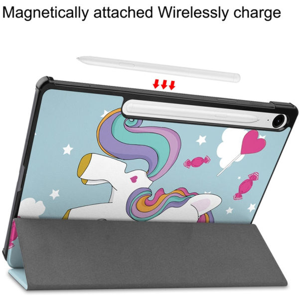 Techsuit - FoldPro - Samsung Galaxy Tab S9 / S9 FE / S10 FE - Unicorn