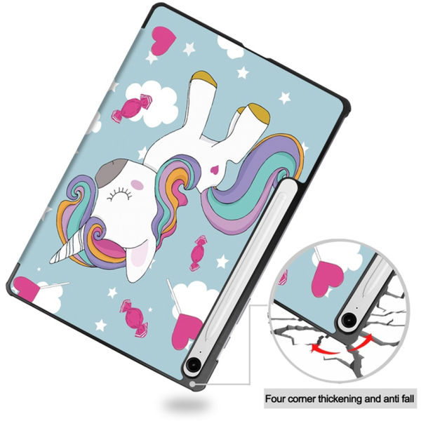 Techsuit - FoldPro - Samsung Galaxy Tab S9 / S9 FE / S10 FE - Unicorn