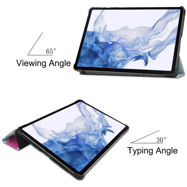 Techsuit - FoldPro - Samsung Galaxy Tab S9 / S9 FE / S10 FE - Unicorn