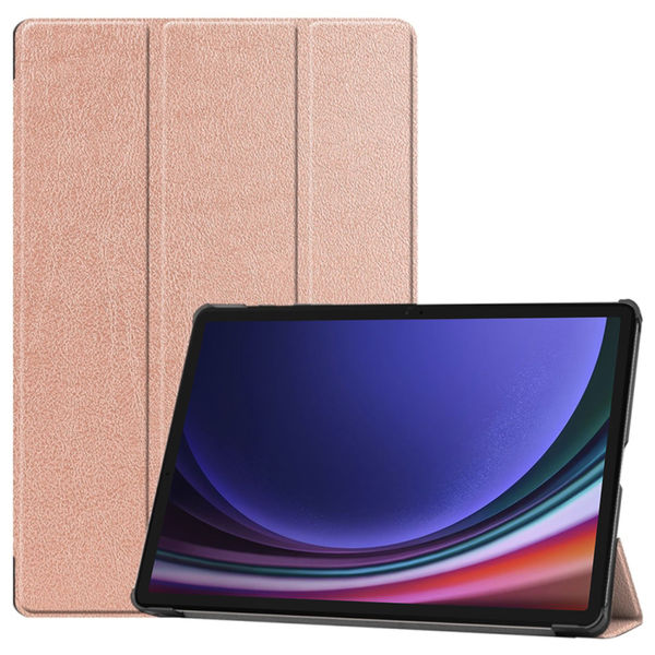 Techsuit - FoldPro - Samsung Galaxy Tab S9 Plus / S9 FE Plus / S10 Plus / S10 FE Plus - Rose Gold