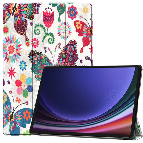 Techsuit - FoldPro - Samsung Galaxy Tab S9 Plus / S9 FE Plus / S10 Plus / S10 FE Plus - Butterfly