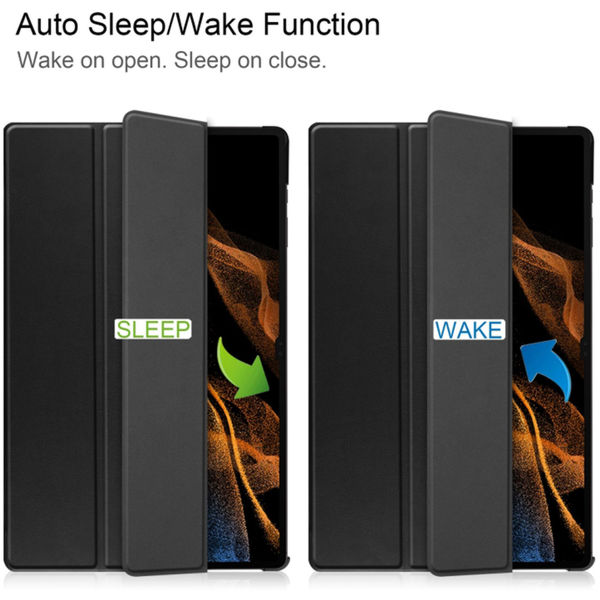 Techsuit - FoldPro - Samsung Galaxy Tab S9 Plus / S9 FE Plus / S10 Plus / S10 FE Plus - Butterfly