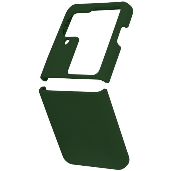 Techsuit - Soft Edge Silicone - Oppo Find N3 Flip - Dark Green