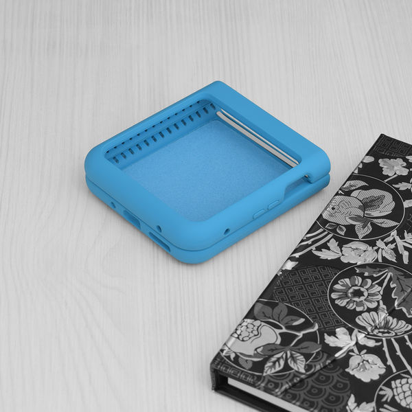Techsuit - Soft Edge Silicone - Oppo Find N3 Flip - Denim Blue
