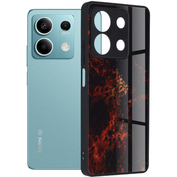 Techsuit - Glaze Series - Xiaomi Redmi Note 13 5G - Red Nebula